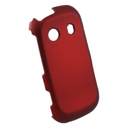 Samsung Compatible Rubberized Snap-on Cover - Red FS-SAM350-RRD