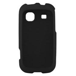 Samsung Compatible Rubberized Snap-on Cover - Black FS-SAM380-RBK