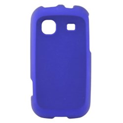 Samsung Compatible Rubberized Snap-on Cover - Blue FS-SAM380-RBU