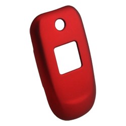 Samsung Compatible Rubberized Snap-on Cover - Red FS-SAR330-RRD