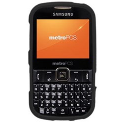 Samsung Compatible Rubberized Snap-on Cover - Black FS-SAR380-RBK