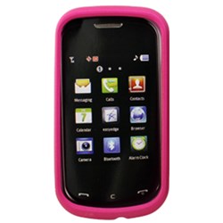 Samsung Compatible Rubberized Snap-on Cover - Pink FS-SAR640-RPI