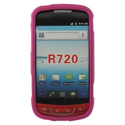 Samsung Compatible Rubberized Snap-on Cover - Pink FS-SAR720-RPI