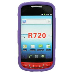 Samsung Compatible Rubberized Snap-on Cover - Purple FS-SAR720-RPP