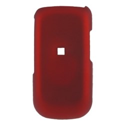 Samsung Compatible Rubberized Snap-on Cover - Red  FS-SAT139-RRD