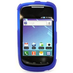 Samsung Compatible Rubberized Snap-on Cover - Blue  FS-SAT499-RBU