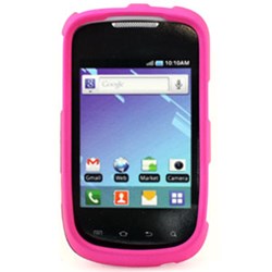 Samsung Compatible Rubberized Snap-on Cover - Pink  FS-SAT499-RPI