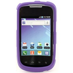 Samsung Compatible Rubberized Snap-on Cover - Purple  FS-SAT499-RPP