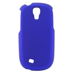 Samsung Compatible Rubberized Snap-on Cover - Blue  FS-SAT589-RBU