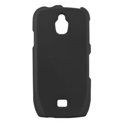 Samsung Compatible Rubberized Snap-on Cover - Black  FS-SAT759-RBK