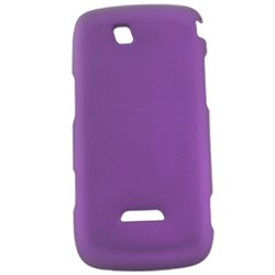 Samsung Compatible Rubberized Snap-on Cover - Purple  FS-SAT839-RPP