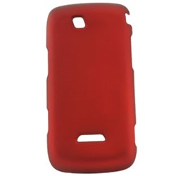 Samsung Compatible Rubberized Snap-on Cover - Red  FS-SAT839-RRD