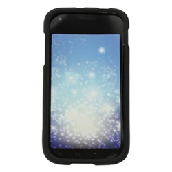 Samsung Compatible Rubberized Snap-on Cover - Black  FS-SAT989-RBK