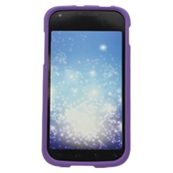 Samsung Compatible Rubberized Snap-on Cover - Purple FS-SAT989-RPP