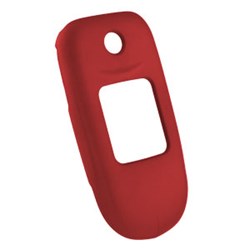 Samsung Compatible Rubberized Snap-on Cover - Red FS-SAU360-RRD