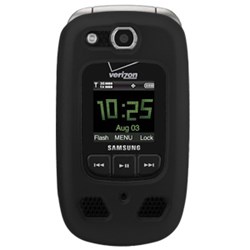 Samsung Compatible Rubberized Snap-on Cover - Black FS-SAU660-RBK