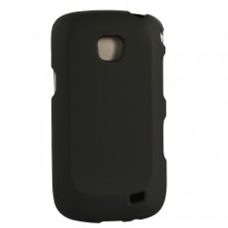 Samsung Compatible Rubberized Protective Cover - Black ILLUSIONRUBBK