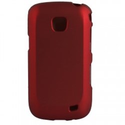 Samsung Compatible Rubberized Protective Cover - Red ILLUSIONRUBRD