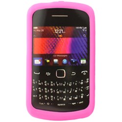 Blackberry Compatible Silicone Skin Cover - Pink  ILS-BB9370-PI