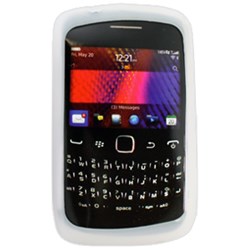 Blackberry Compatible Silicone Skin Cover - Transparent Clear  ILS-BB9370-TCL