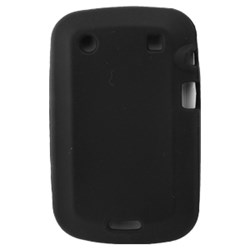 Blackberry Compatible Silicone Skin Cover - Black  ILS-BB9900-BK