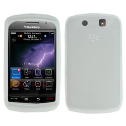 Blackberry Compatible Silicone Skin Cover - Transparent Clear  ILS-BBSTORM-TCL