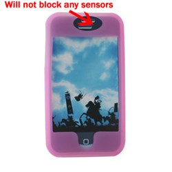 Apple Compatible Silicone Skin Cover - Soft Pink ILS-IPHONE-TPI