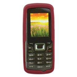 Kyocera Compatible Silicone Skin Cover - Dark Red ILS-KYS1350-RD