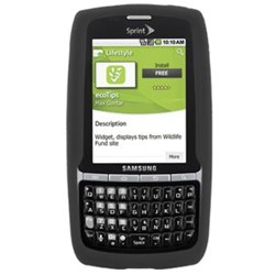 Samsung Compatible Silicone Skin Cover - Black ILS-SAM580-BK