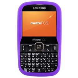 Samsung Compatible Silicone Skin Cover - Purple ILS-SAR380-PP