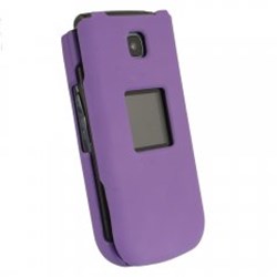 Samsung Compatible Rubberized Protective Case Cover - Purple  R260RUBPU