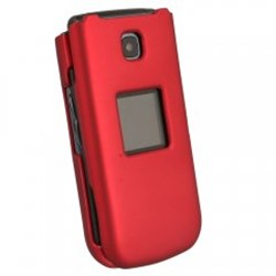 Samsung Compatible Rubberized Protective Case Cover - Red  R260RUBRD