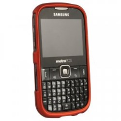 Samsung Compatible Rubberized Protective Cover - Orange R380RUBOR