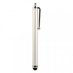 Stylus Pen with Rubber Tip - Silver  STYLUSSV