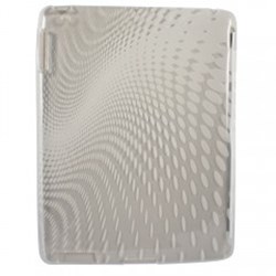 Apple Compatible Bubble Pattern TPU Cover - Clear TPUIPAD2CLBB