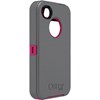 Apple Otterbox Defender Rugged Interactive Case and Holster - Peony Pink and Gunmetal Grey  77-18748 Image 1