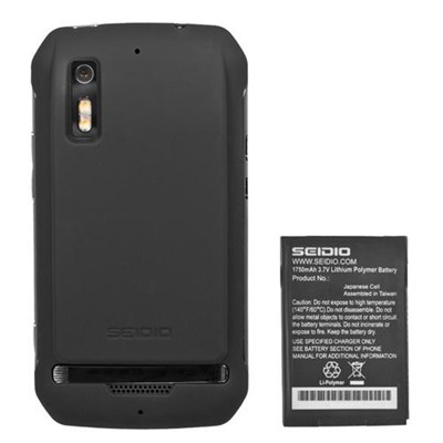 Motorola Compatible Seidio Innocell Extended Battery with Door  BACY35MTPHT-BK
