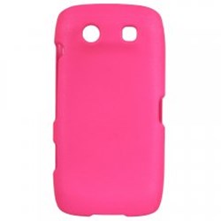 Blackberry Compatible Rubberized Hard Cover - Dark Pink  BB9850RUBDKPK