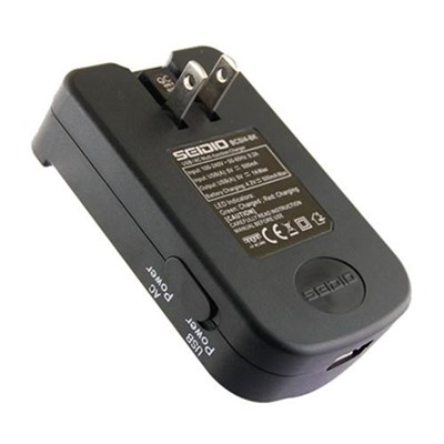 Motorola Compatible Seidio Multi Function Battery Charger-BD3-BCSI3MTDD-BK