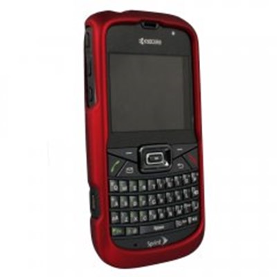 Kyocera Compatible Rubberized Protective Cover - Red BRIORUBRD