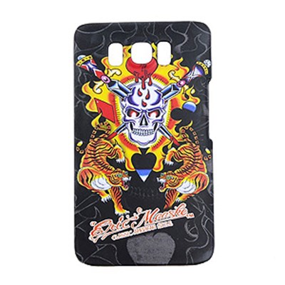 HTC Compatible Eric Maaske Snap-on Cover - Double Tiger and Skull ERM-FS-HTHD2US-011