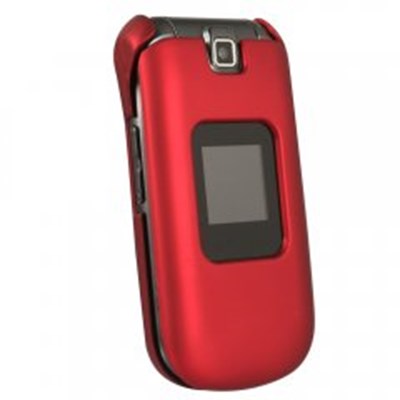Samsung Compatible Rubberized Protective Case Cover - Red  FACTORRUBRD