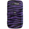 Blackberry Compatible Design Snap-on Cover - Purple Zebra  FS-BB8900-D23 Image 1