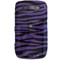 Blackberry Compatible Design Snap-on Cover - Purple Zebra  FS-BB8900-D23 Image 1