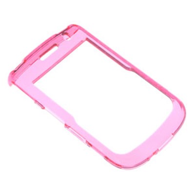 Blackberry Compatible Snap-on Cover - transparent pink FS-BB9630-TPI