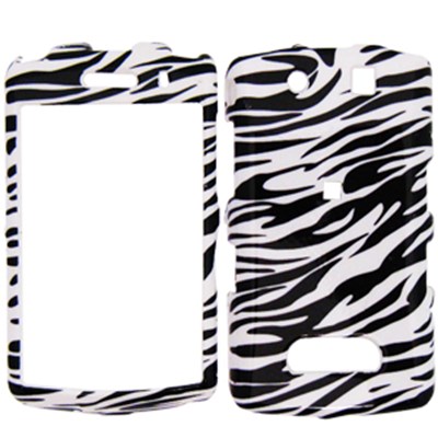 Blackberry Compatible Design Snap-on Cover - Zebra  FS-BBSTORM-D24