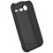 HTC Compatible Rubberized Snap-on Cover - Black FS-HT6350-RBK Image 2