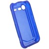 HTC Compatible Rubberized Snap-on Cover - Blue FS-HT6350-RBU Image 2