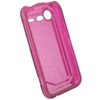 HTC Compatible Rubberized Snap-on Cover - Pink FS-HT6350-RPI Image 2