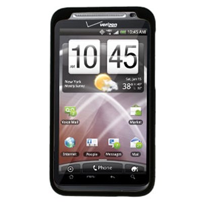 HTC Compatible Rubberized Snap-on Cover - Black FS-HT6400-RBK